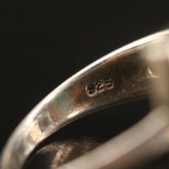 Abalone Sterling Silver Ring - Picture 6 of 7